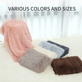 Dog Bed And Extra Matching Cover Sheet Dog Crate Pad Ultra Soft Dog Bed Mat Washable Pet Kennel Bed With Non-Slip Bottom Fluffy Plush Sleeping Mat For (Color: White, size: s)